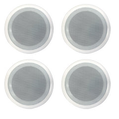 4x Haut-parleur de plafond Pulse 5" 7W 100V Système audio Haut-parleur PA