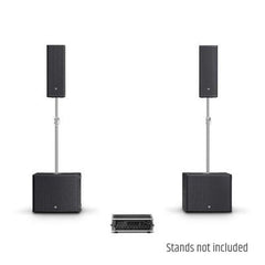LD Systems STINGER G3 GALA SET 2 x doppelter 8" passiver PA-Lautsprecher + 2 x 18" passiver Subwoofer + Verstärker-Rack
