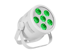 EUROLITE LED Silent Par 6 QCL RGB+WW Sol Blanc