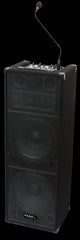 Ibiza Standup Column Type Speaker Wireless VHF Mic