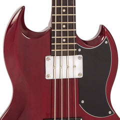 Vintage Vs4 Bass- Cherry Red