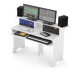 Glorious Work Bench White Working Console for Home and Studio