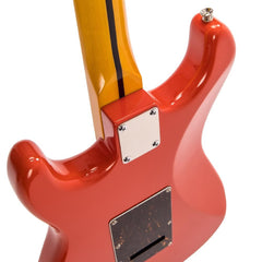 Vintage Electric Guitar- Maple Fingerboard - Firenza Red