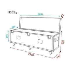 Wentex Pipe &amp; Drape Case base 60 cm