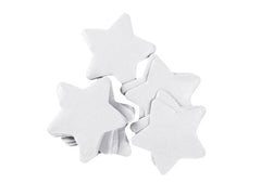 Metallic Confetti Stars 55x55mm, silver , 1kg