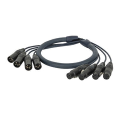 DAP DMX Snake 4 voies 3 pôles XLR 25m Neutrik