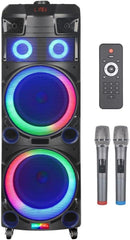 Intimidation HTM-7011 Portable Battery Speaker 2x10" *B-STOCK*