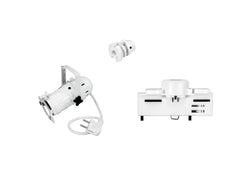 Eurolite Set DIY Par-16 Spot Gu-10 + Adaptateur Multi, 3 Phases, Blanc