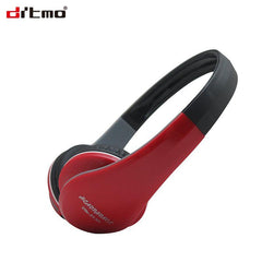 4x Ditmo DM-2730 Professional DJ Headphones Black/Red