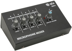 QTX 4-Kanal-Mini-Mikrofonmischer