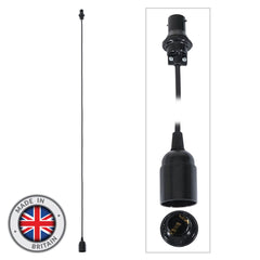 eLumen8 2.0m BC Festoon Pendant - E27 Lamp Holder