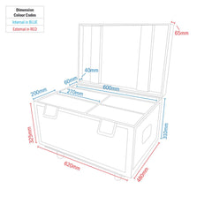 eLumen8 Quad Fusion 140 Flight Case