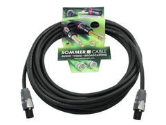 Sommer Cable Lautsprecherkabel Speakon 2X4 5M Bk
