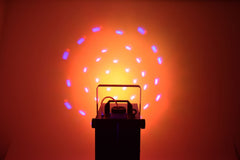 QTX MoonCloud: Compact 400W LED Fog Machine with RGB Moonflower Effect