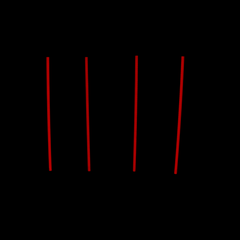 4x Intimidation ILLUMATUBE DJ LED Colour Stick Light Battery inc Remote Wifi App *BSTOCK*