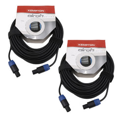 2x FBT Airoh 33 20M Speakon-Kabel 2 x 1,5-mm-Lautsprecherkabel für DJ-Disco-PA-System