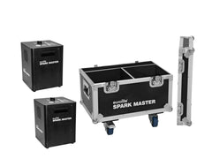 EUROLITE Set 2x Spark Master + Koffer