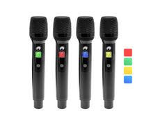 OMNITRONIC UHF-604 4ch Handheld Wireless Mic System True Diversity UHF