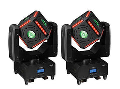 2 x IMG Stageline Mini-Cube 6 10 W RGBW 4-in-1-LEDs 