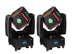 2 x IMG Stageline Mini-Cube 6 LED 10W RGBW 4-en-1 