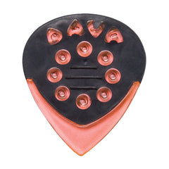 Dava Jazz Grip Picks- Hang Bag 6 Orange Gels