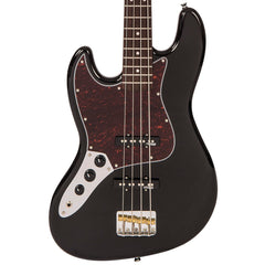 Vintage Left Handed Vj74 Bass- Gloss Black