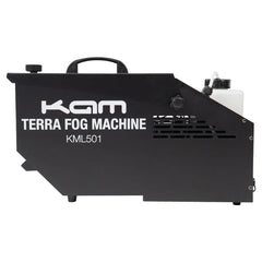 KAM Terra Fog Machine Low Smoke Machine Mister Kool 700W & 20L Fluid Bundle