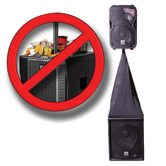 Novopro BBS1B Bass Bin Scrim Kit Noir Sous-Couvercle pour Boissons