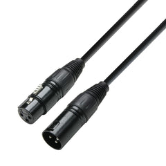 Adam Hall Cables 3 STAR DMF 0600 DMX Cable XLR male to XLR female 6 m