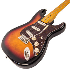 Vintage Electric Guitar- Maple Fingerboard - Sunset Sunburst