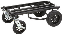 RocknRoller R12Stealth Multi Cart All Terrain Stealth Black DJ Disco Transport Trolley