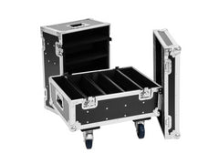 Roadinger Flightcase 8× IP PIX Strobe RGB CW+WW Wheeled