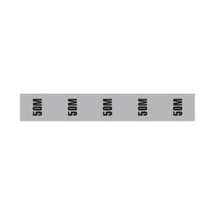 eLumen8 Cable Length ID Tape 24mm x 33m - 50m Grey