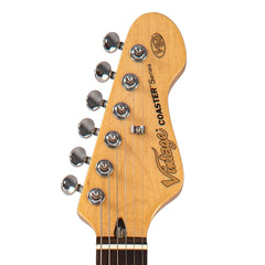 Vintage V60 Coaster Electric Guitar Pack - Gloss Black