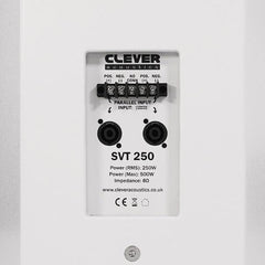 Clever Acoustics SVT 250 10" Passive Installation Loudspeaker 500W White