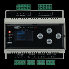 Showtec LED Dim-8 HV DIN rail 2 x PWM Group RGBW