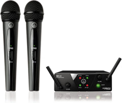 AKG WMS40 Mini Dual Vocal Wireless System - Dual Microphone, ISM/CH70