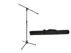 Omnitronic Set Trépied Microphone Ms-2 Avec Perche Bk + Sac