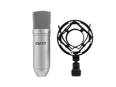 Omnitronic MIC CM-77 Microphone de studio à condensateur