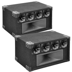 2x Soundlab 400W 5 Way Tweeter Speaker System PA Sound System