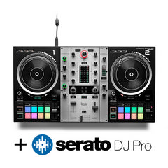 Hercules DJ Control Inpulse 500 (Silver) Serato Pro Edition inc. Case – UK Exclusive Bundle