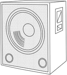QTX QT15SA Aktiv-Subwoofer-Bassbehälter mit Stromversorgung, 15 Zoll, 600 W