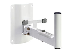2x Stagecore WMA 560 WH Wall-mount Heavy-duty Steel Speaker Bracket, WHITE