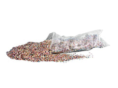 Zubehör-Konfetti, mehrfarbig, 7 mm, 10 kg