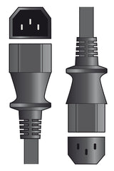 Mercury-Netzverlängerungskabel, IEC-Stecker – IEC-Buchse, 1,0 m