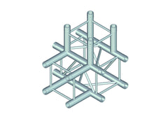 Alutruss Quadlock Ql-Et34 T-42 Pièce en T 4 voies