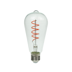 Prolite 4W LED ST64 Spiral Funky Filament Lamp