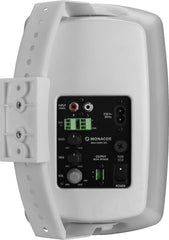 Monacor WALL-05SET/WS Active 2 Way White Stereo Speaker System