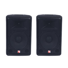 2x Intimidation PI-115 MK3 15" Two-Way Active PA Speaker 800w