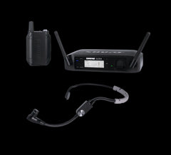 Système de microphone casque numérique sans fil Shure GLXD14/SM35